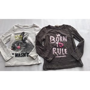 🎉H&M bundle of long sleeve tees (girl)